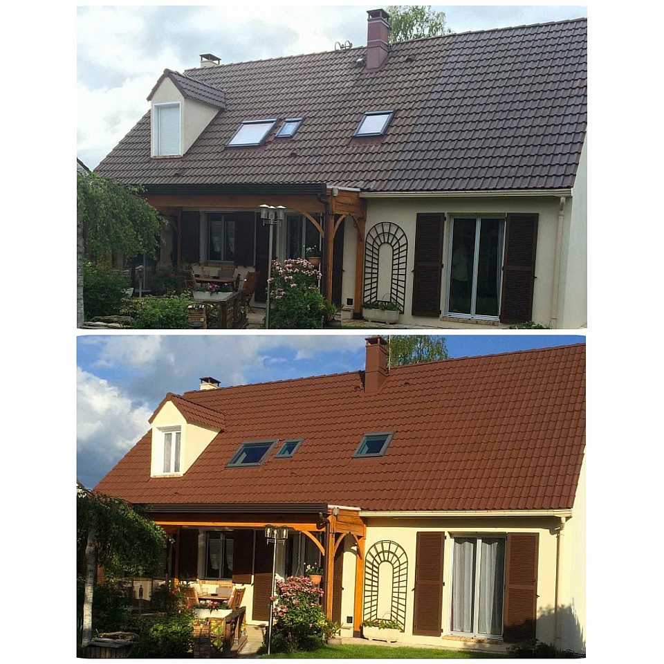 Remise en peinture de toiture