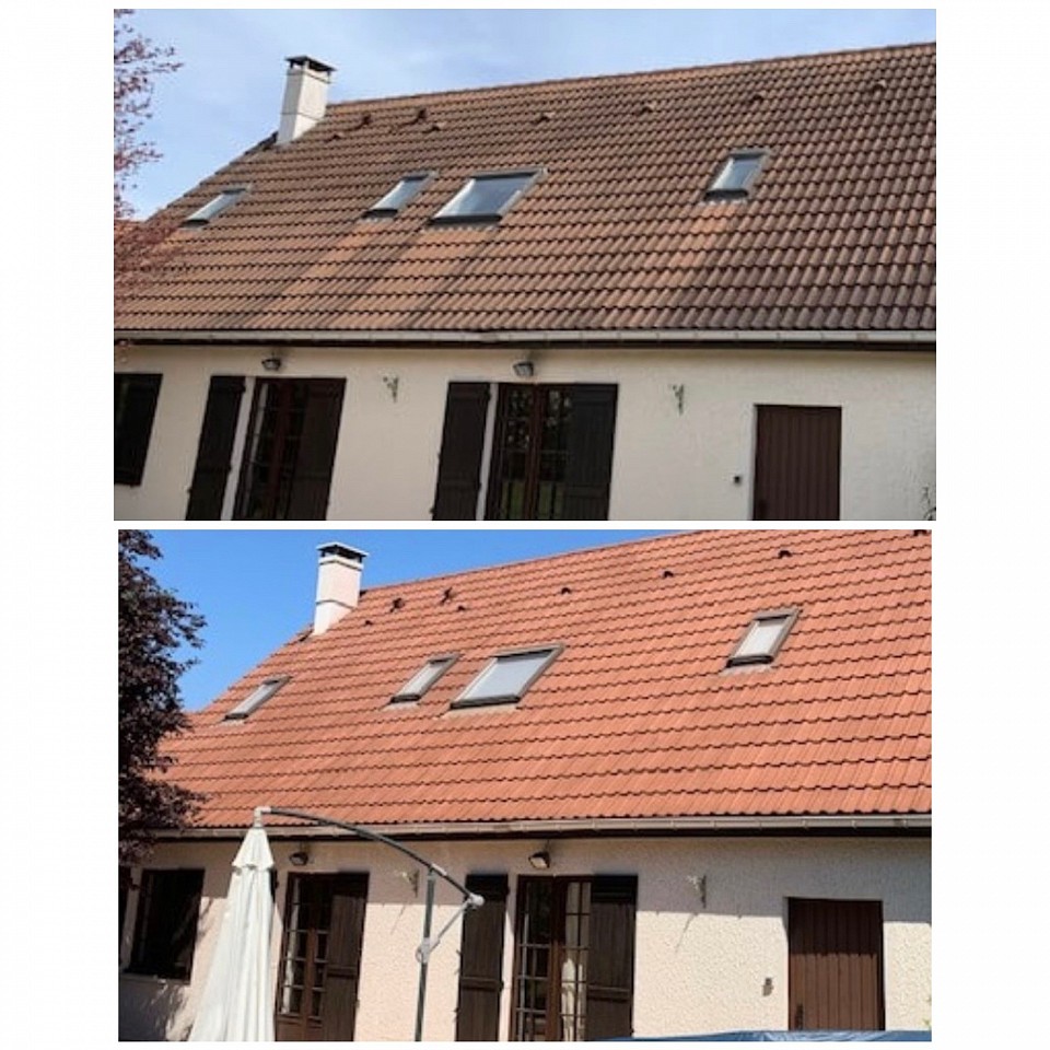 Démoussage de toiture