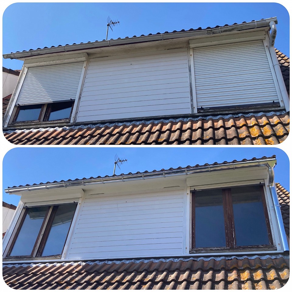 pose de gouttière en zinc